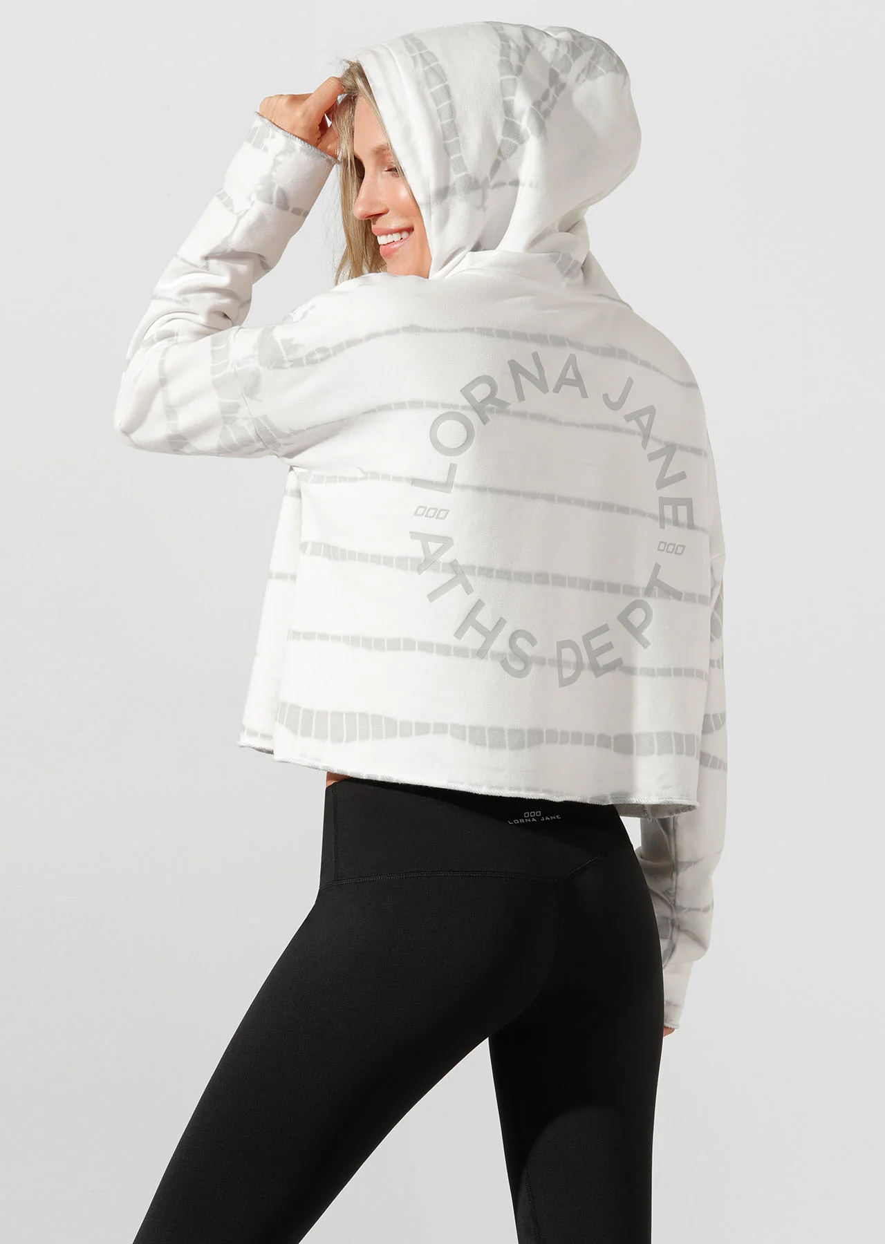 Tie Dye Cropped Hoodie