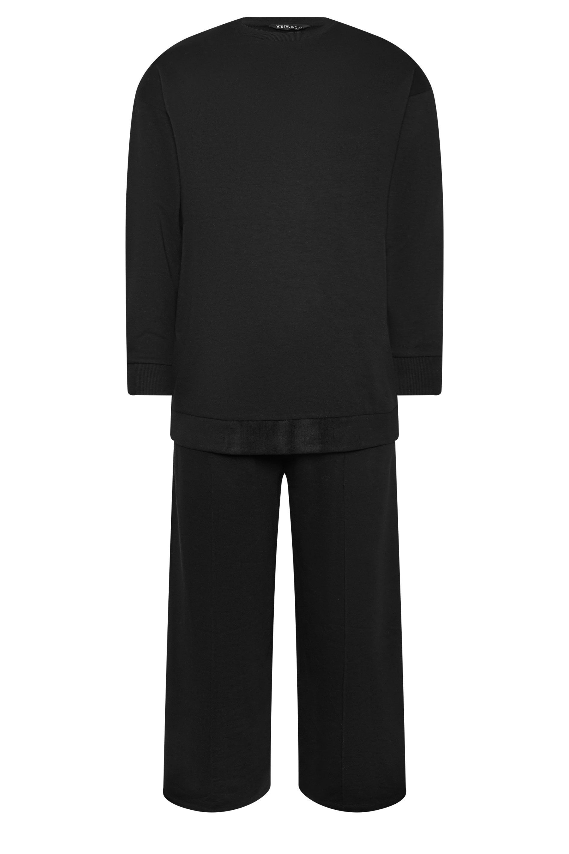 Yours Sweatshirt & Wide Leg Jogger Set