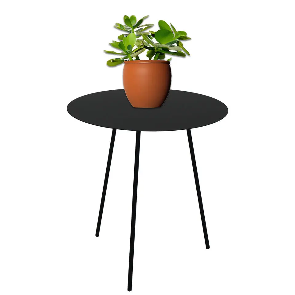 Mega Collection Bijzet tafeltje/pot verhoger - metaal - 40x45 cm