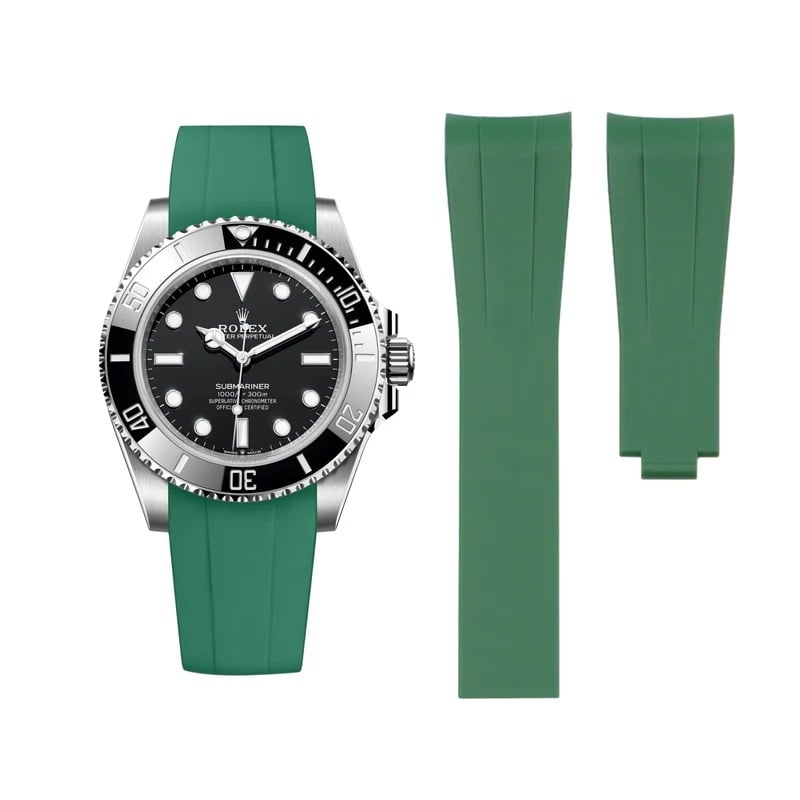 Rolex – Submariner –  Rubber Strap – Green