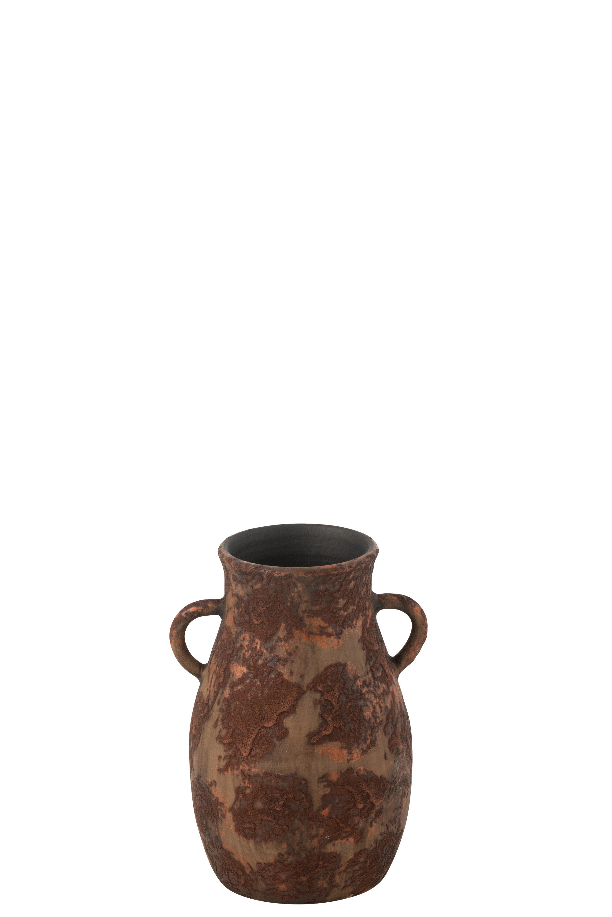 J-Line vaas Amphore terra - keramiek - bruin - small - 30 cm hoog