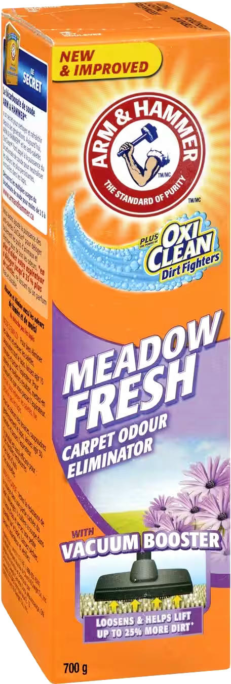 Arm & Hammer Plus Oxi Clean Carpet & Room Deodorizer Powder with Vaccum Booster, 700-g
