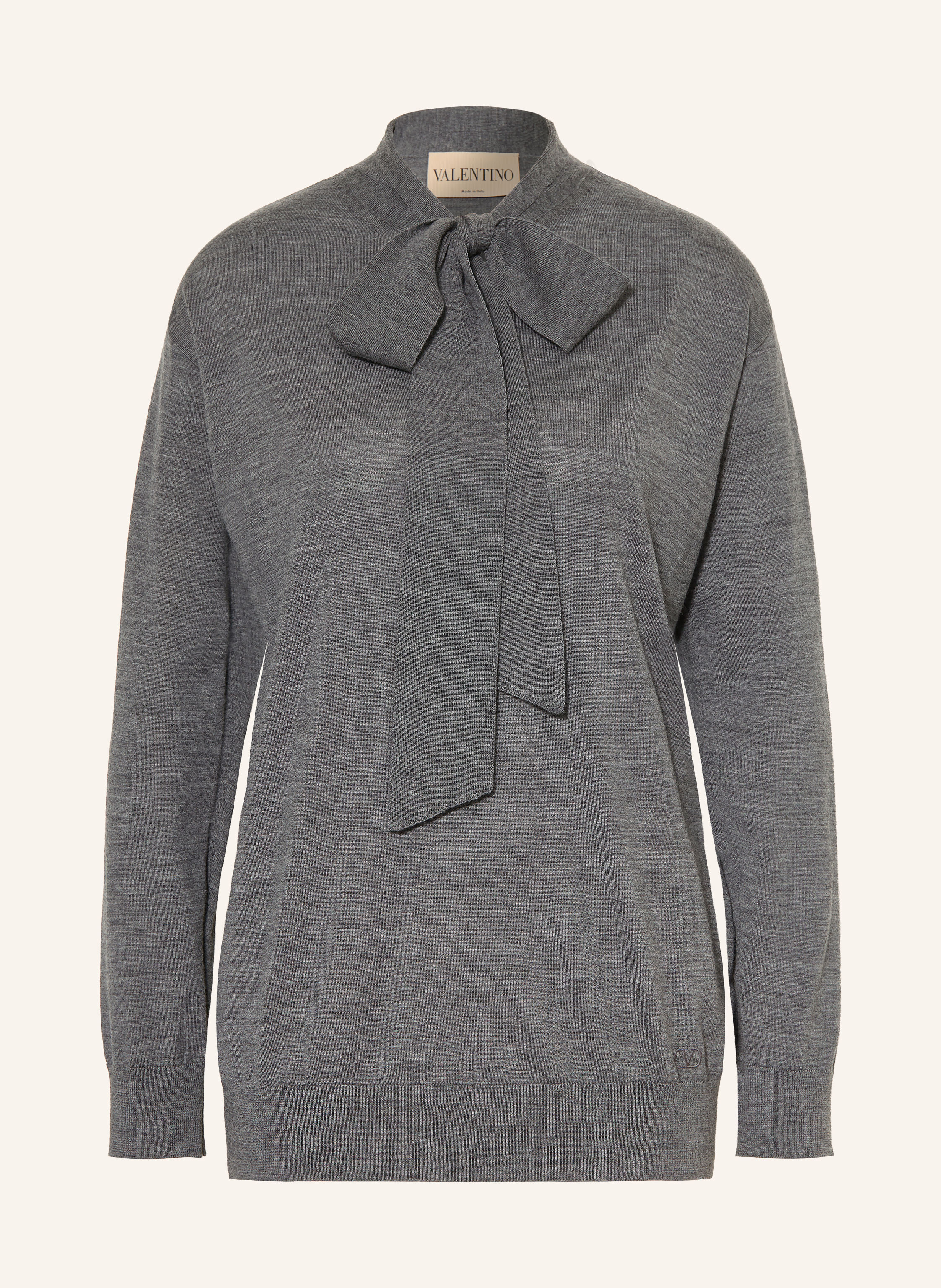 VALENTINO Pullover SOLID mit Schluppe