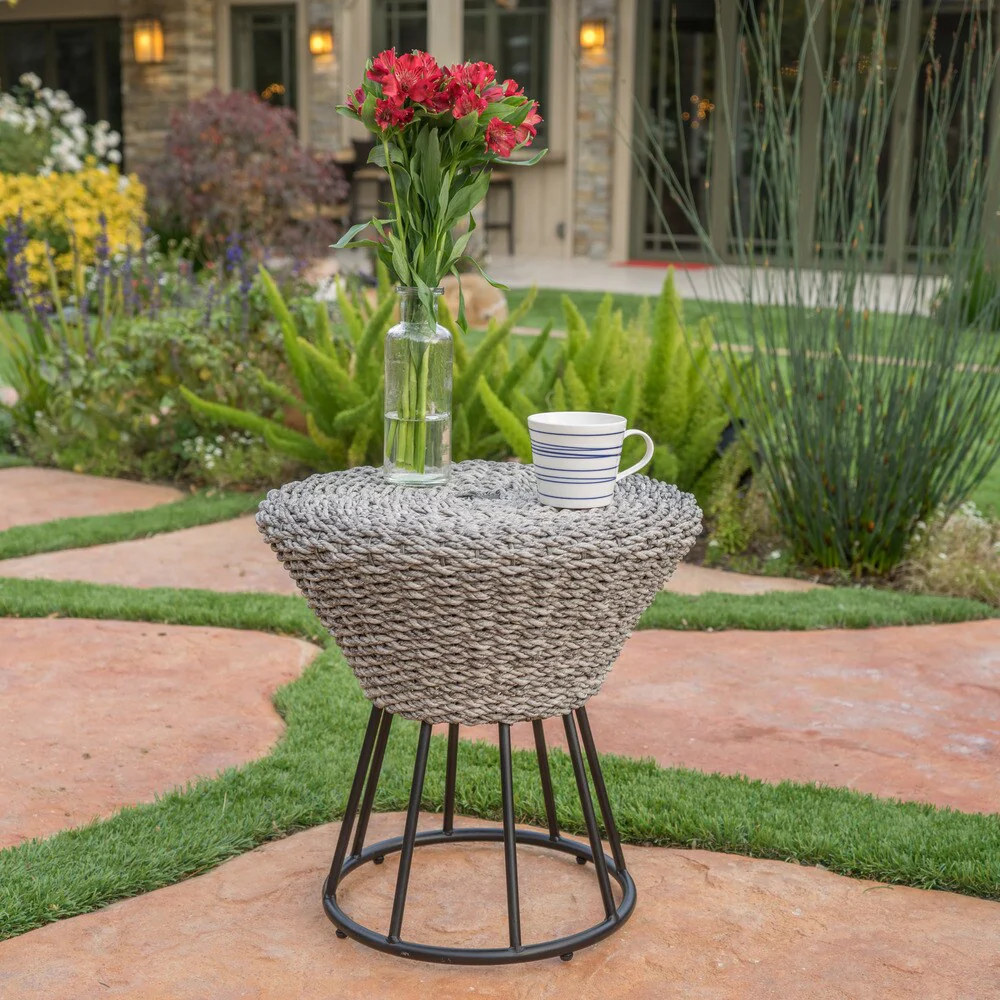 Crete Outdoor 3-piece Wicker/Aluminum Adjustable Chaise Lounge Set by Christopher Knight Home