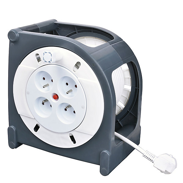 Enrouleur ménager Diall HO5VVF 3G1mm² 15m