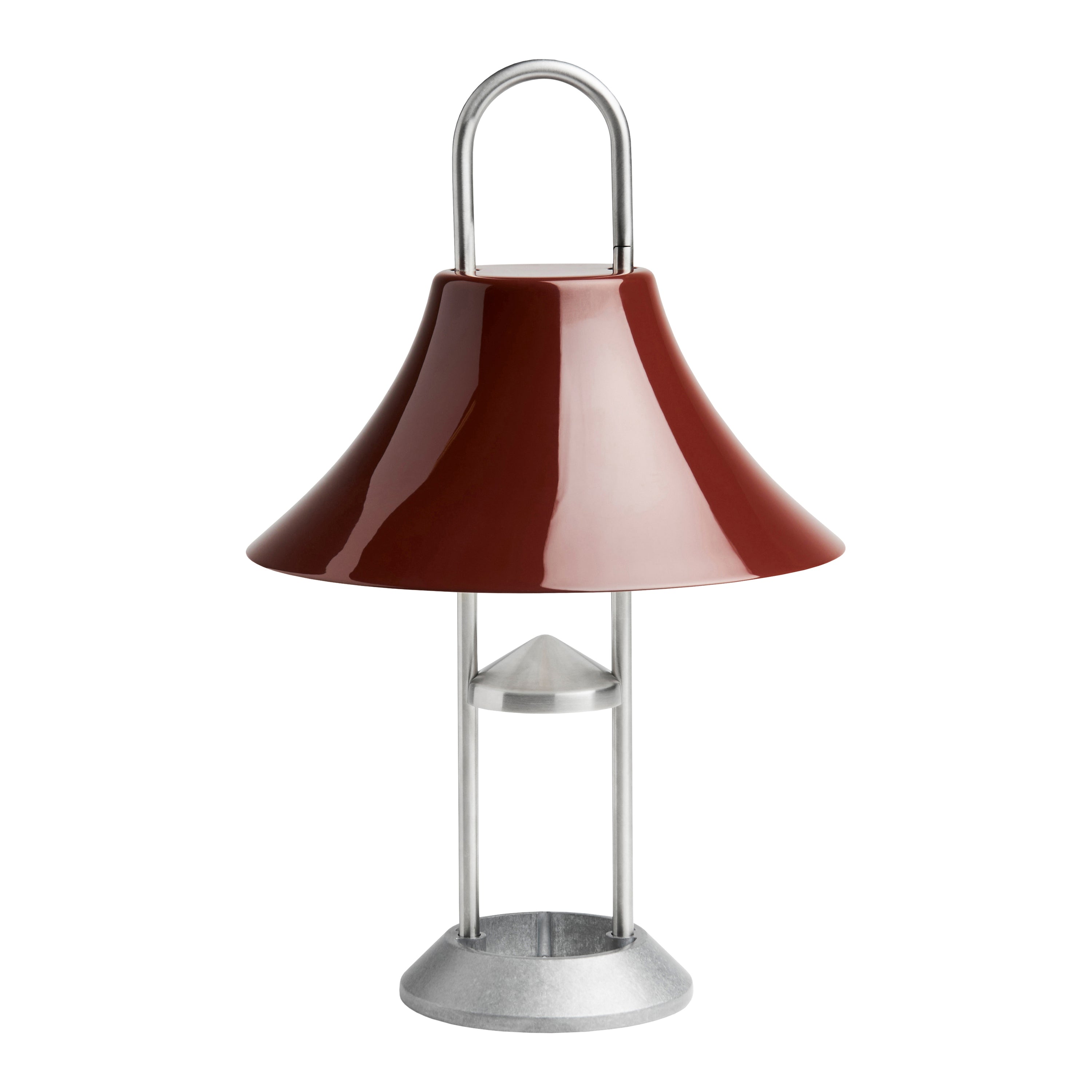HAY Mousqueton Oplaadbare Tafellamp - Iron Red