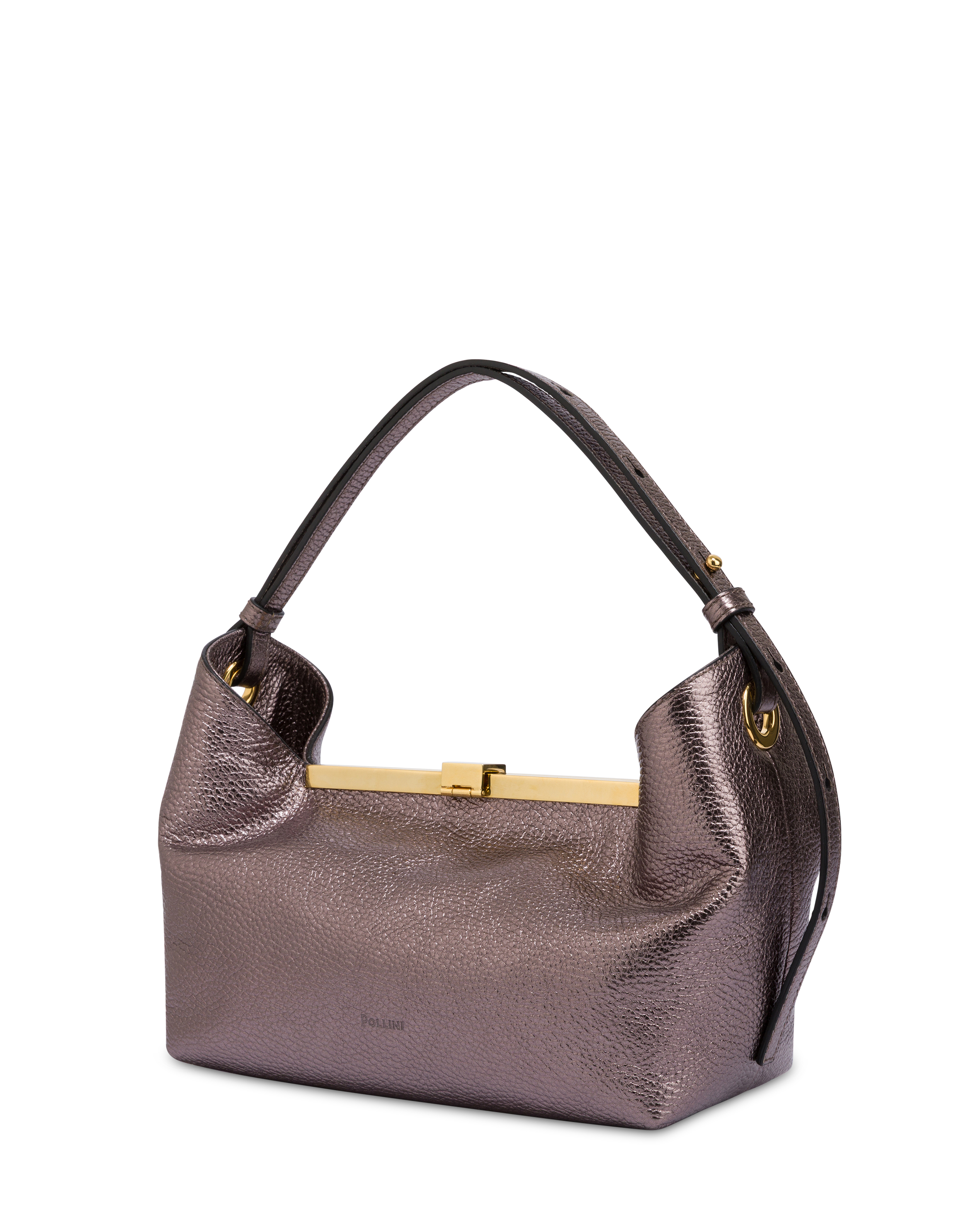 Borsa A Mano Lilly In Crosta Fucile