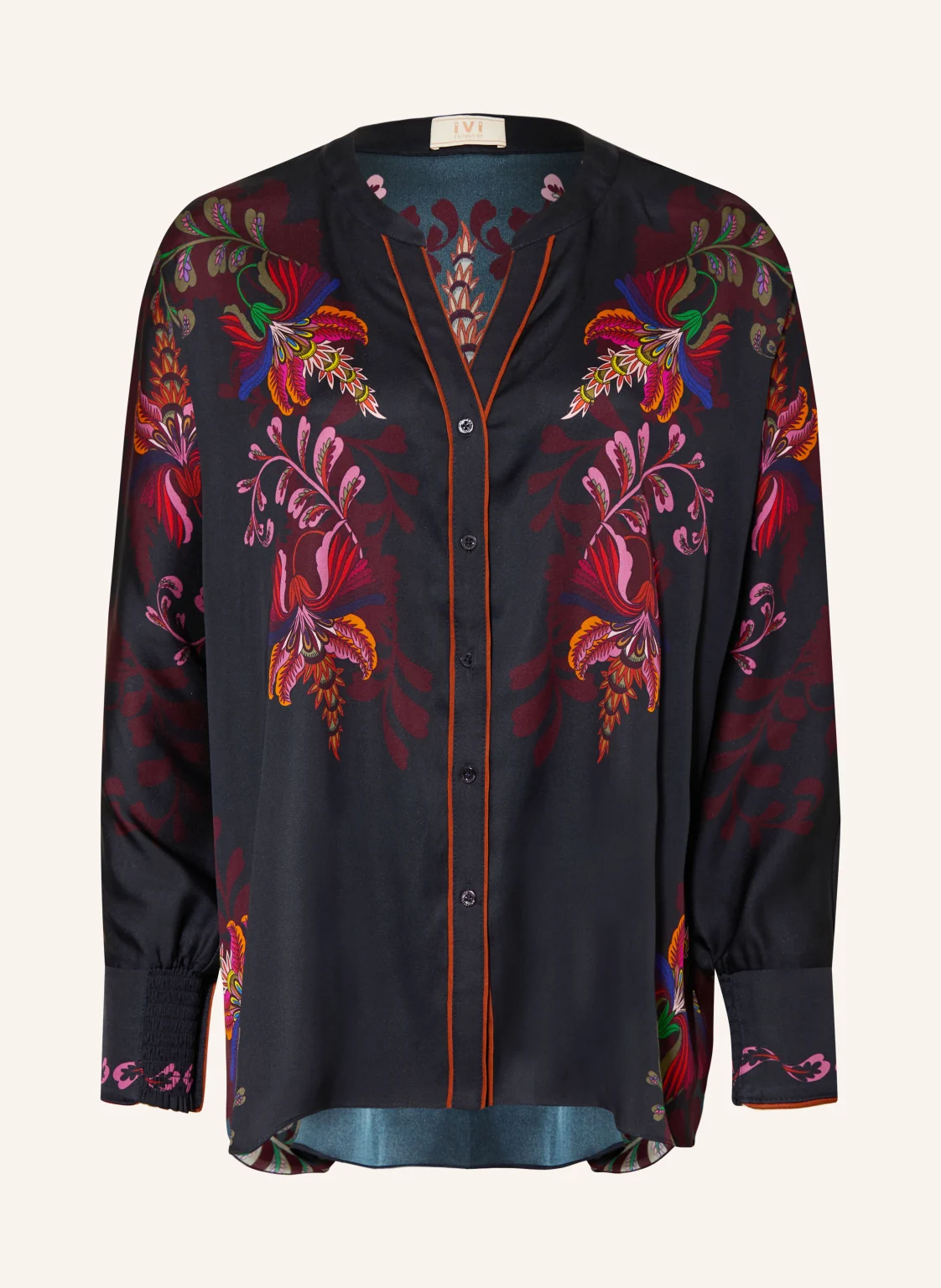 IVI collection Blusenshirt mit Seide