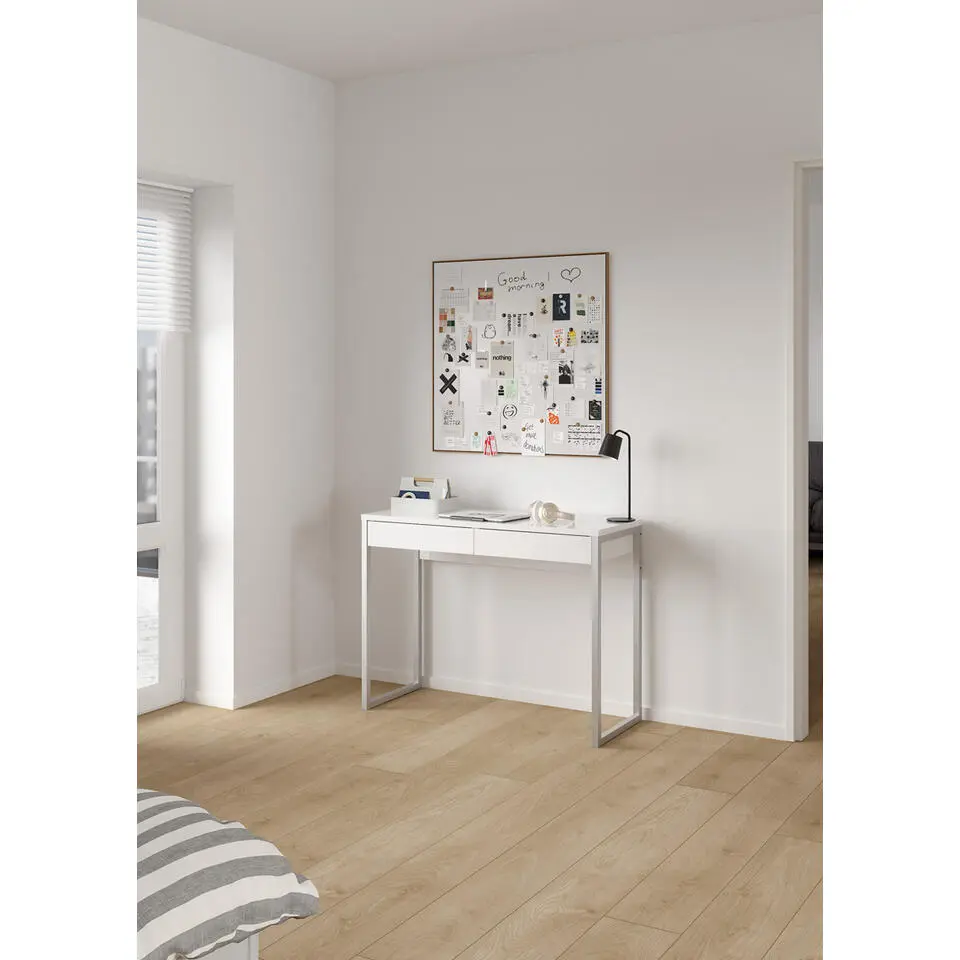 Bureau Wit Hoogglans - 100x50x75cm - Function Plus