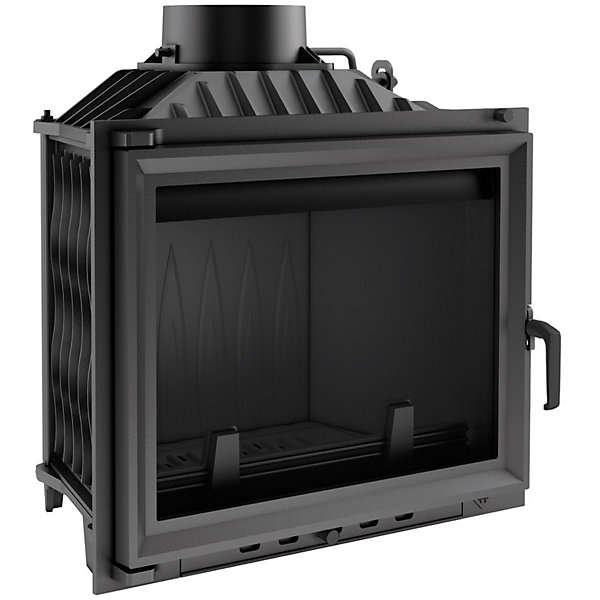 Insert cheminée TANEK 13 kw - acier - carburant : bûches en bois