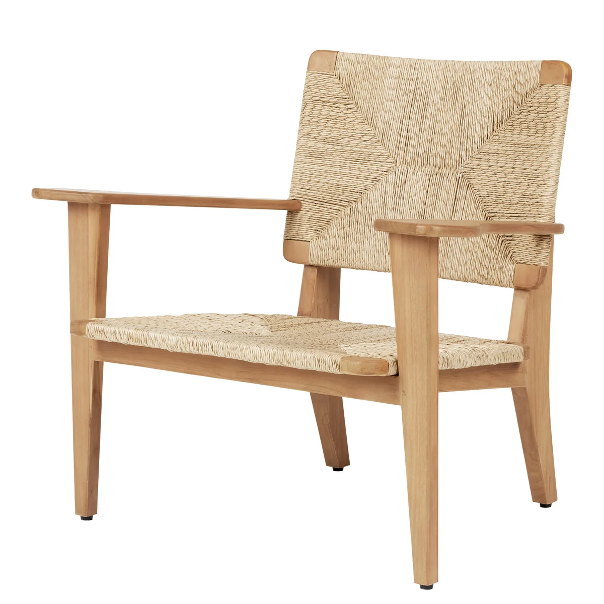 Gubi - F-Chair Outdoor Lounge Stuhl, teak