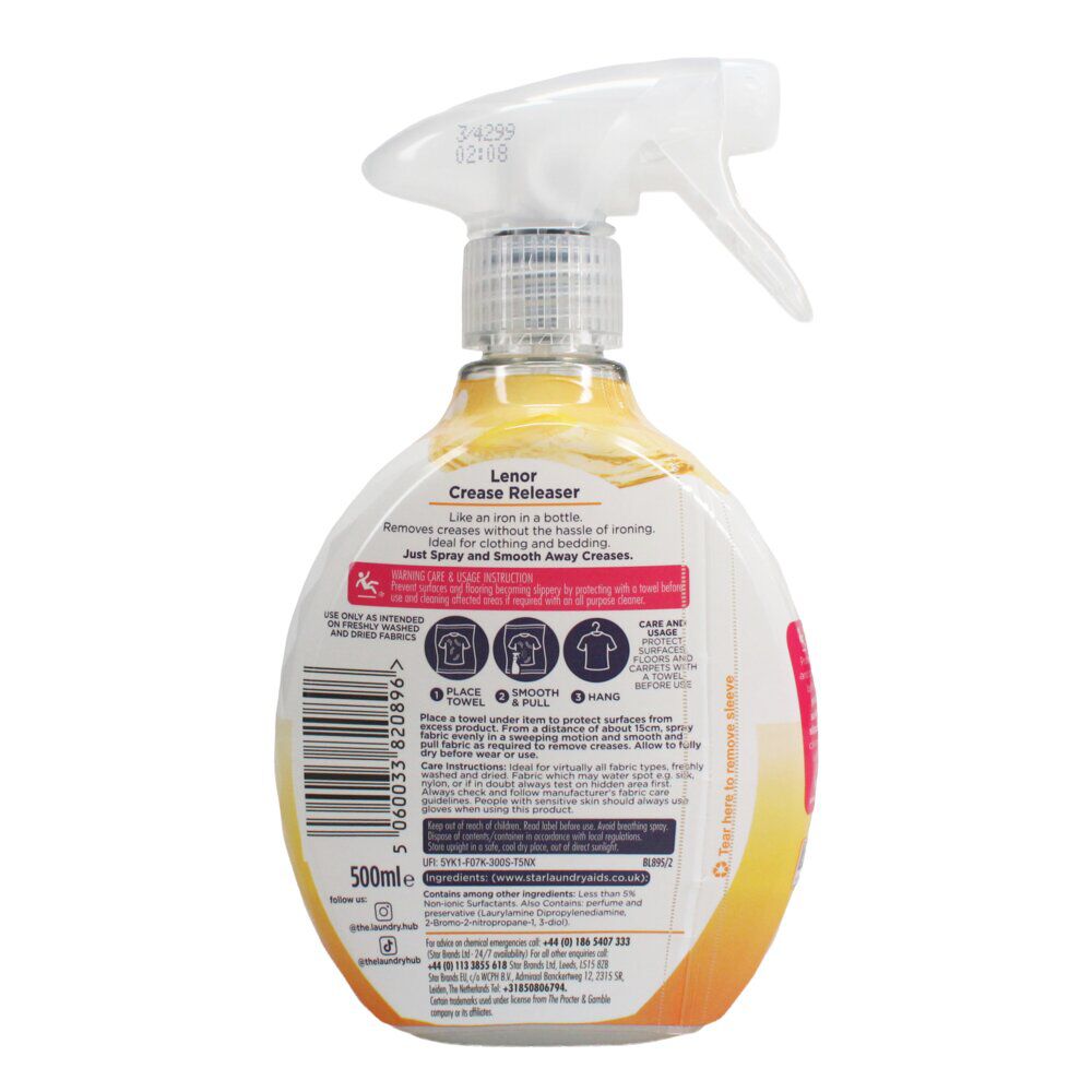Spray défroissant Lenor Summer Breeze 500ml