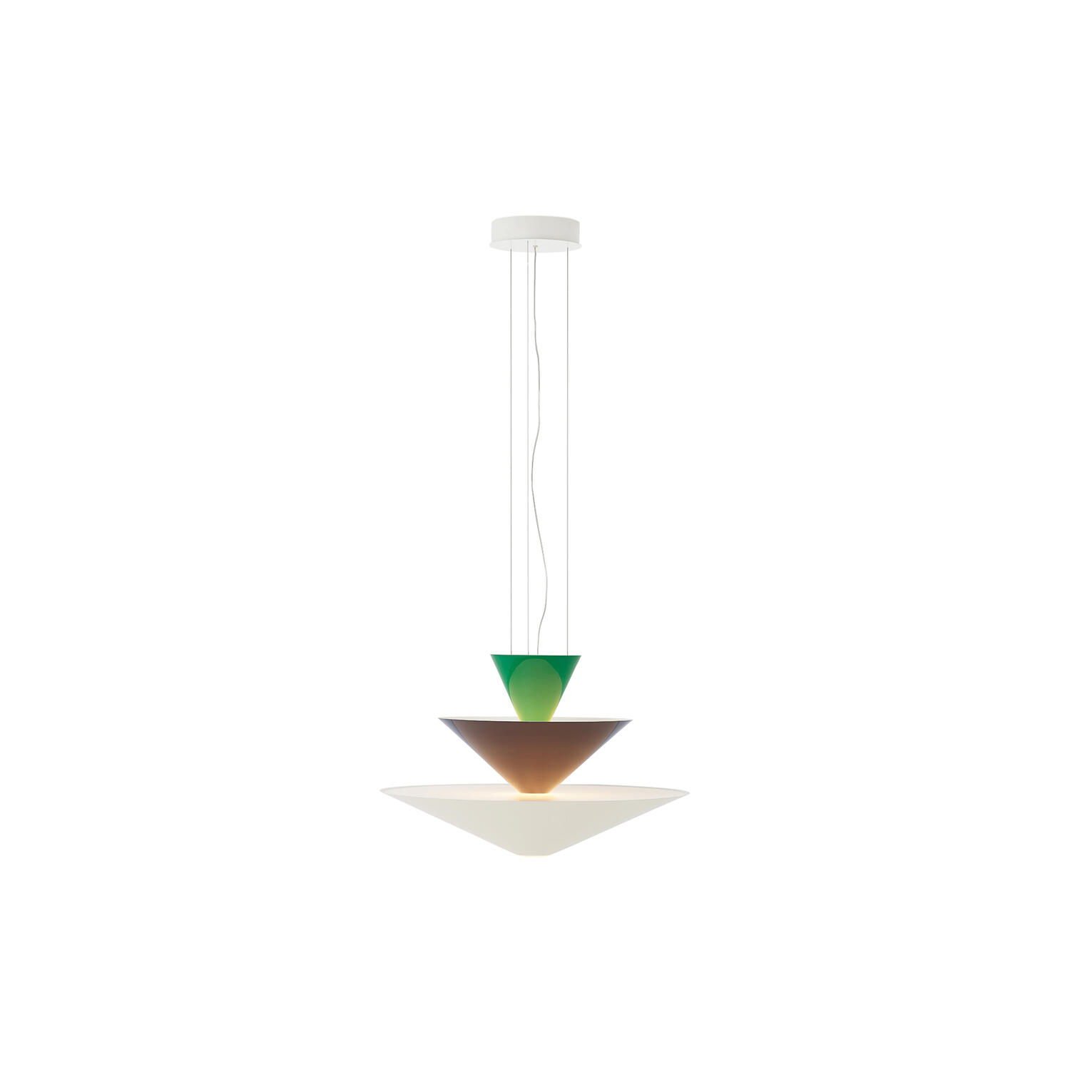 Gio LN14 pendel, signal green/deep blue/ecru white