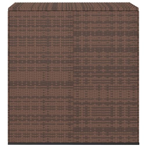 NNEVL Garden Cushion Box PE Rattan 100x49x103.5 cm Brown