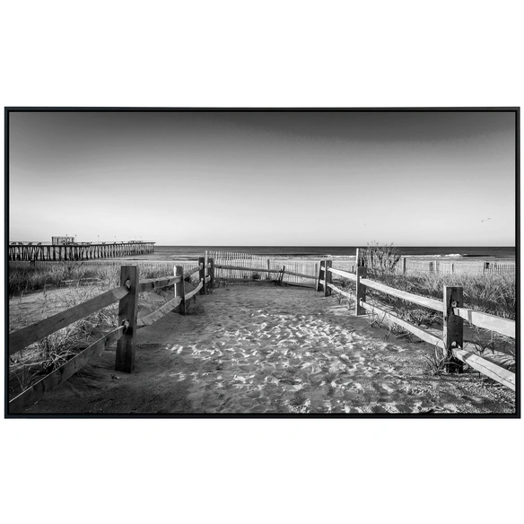 Infrarotheizung »EcoHeat - Strand Schwarz   Weiss«, Matt-Effekt