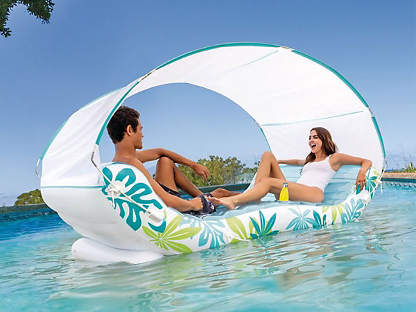 Matelas de piscine hamac tropical - Intex