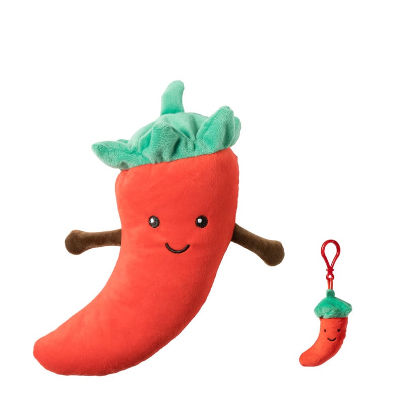 Knuffel peper - rood - 27.5 cm