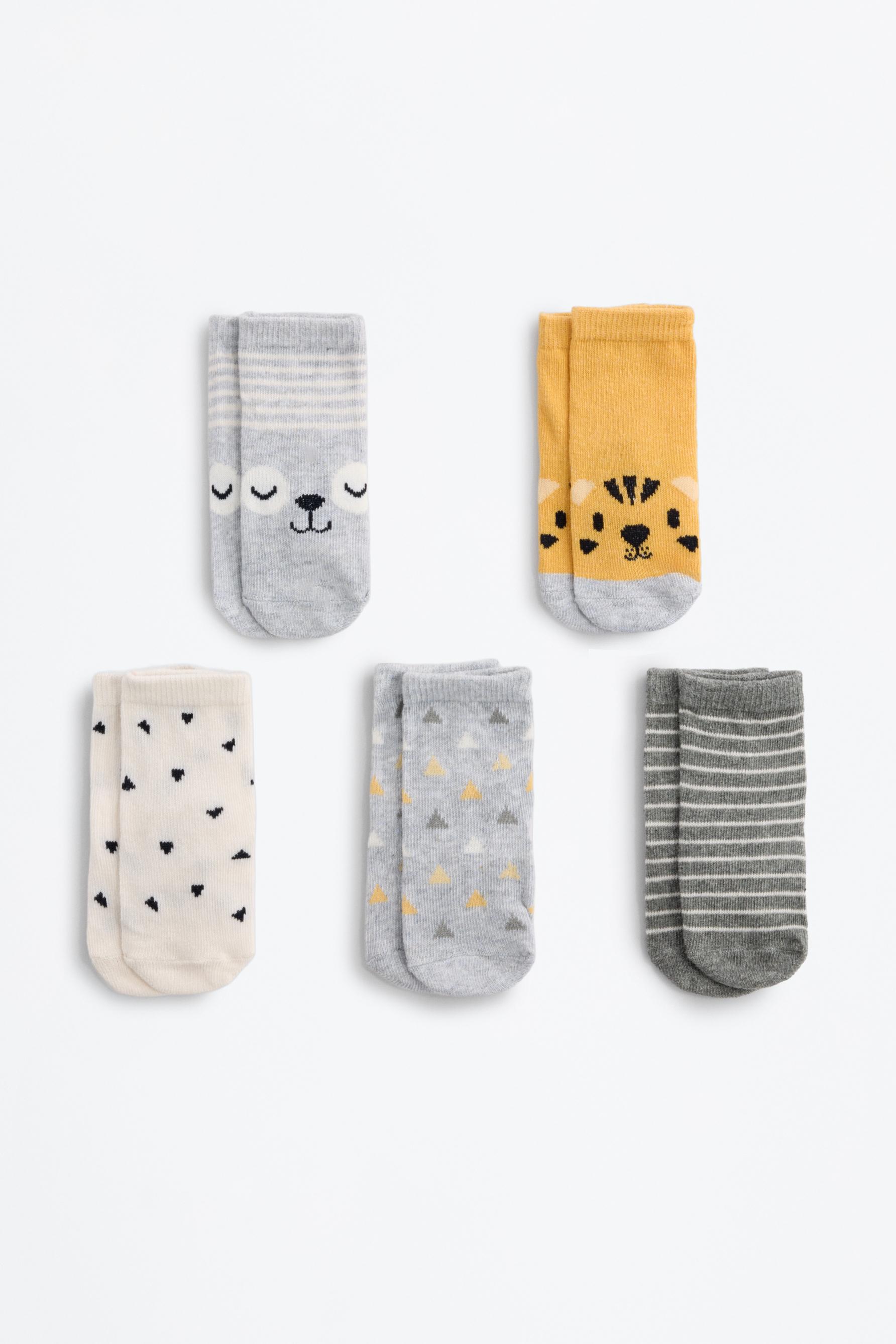 Calcetines tobilleros combinados (Pack 5)
