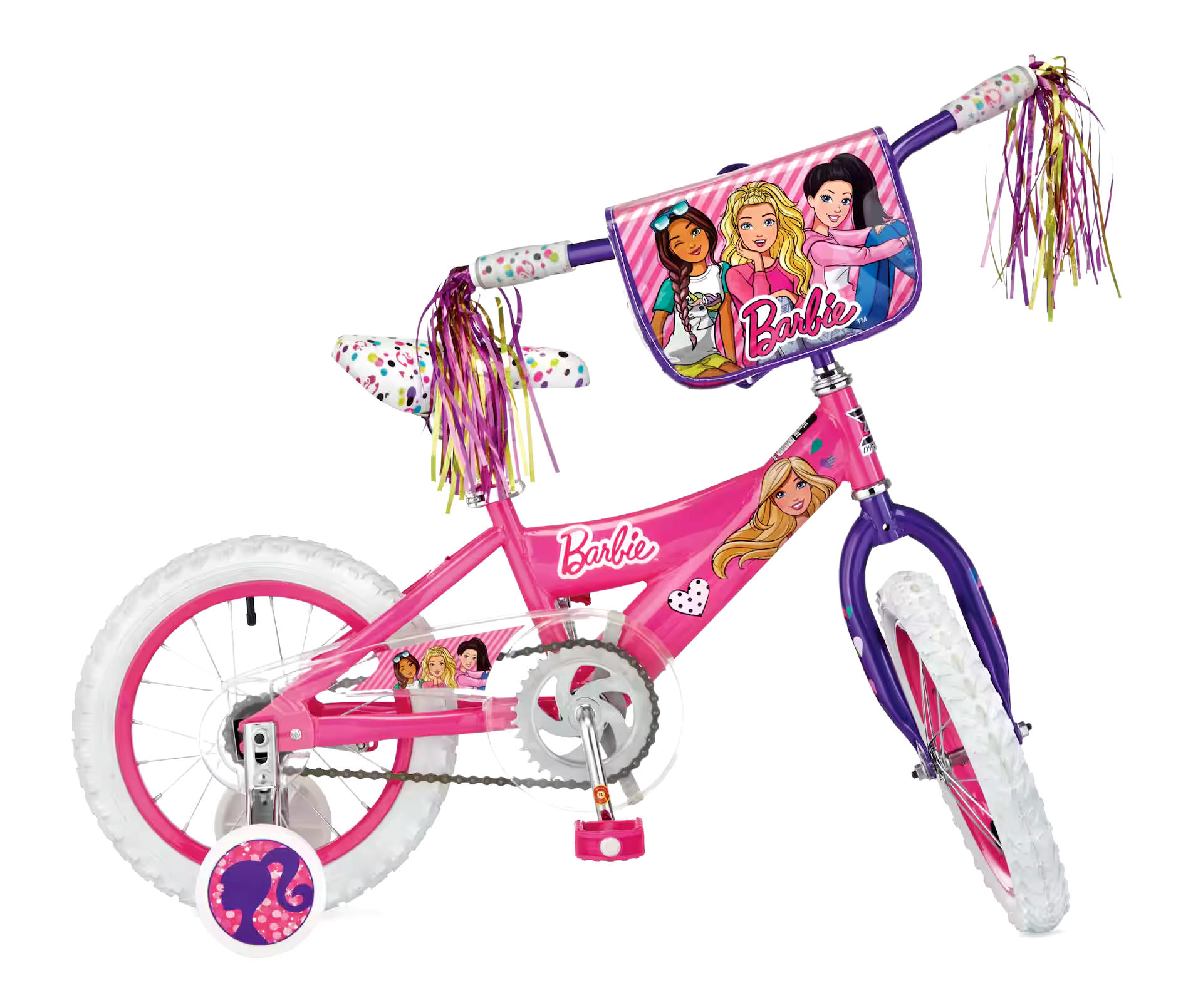 Barbie Kids Bike, 14-in, Pink