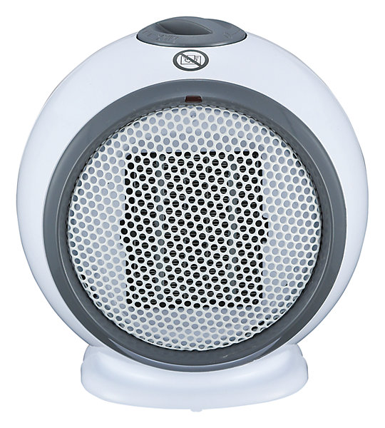 Chauffage d'appoint soufflant céramique gris 500W
