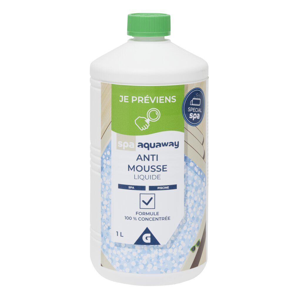 Liquide anti mousse pour spa 1 litre