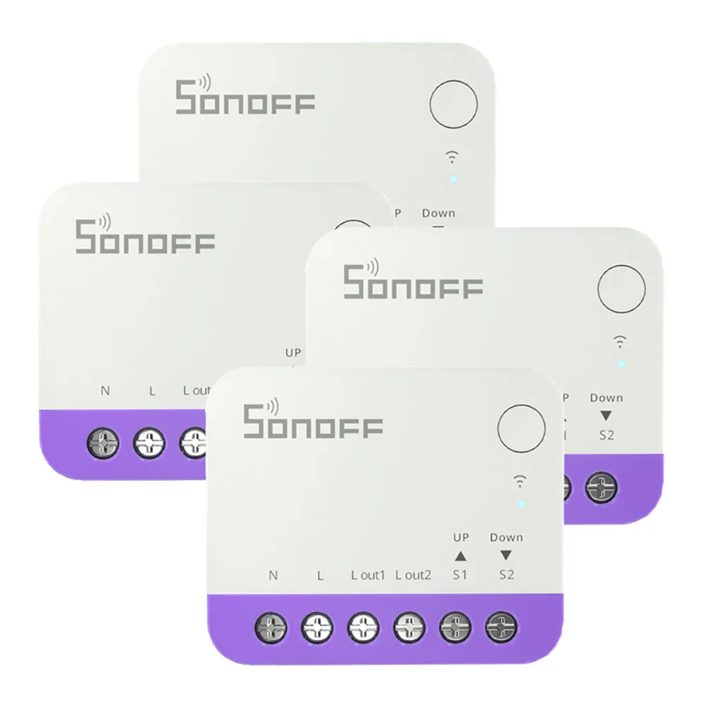 Sonoff RBS WiFi smart controllers switch 4 units