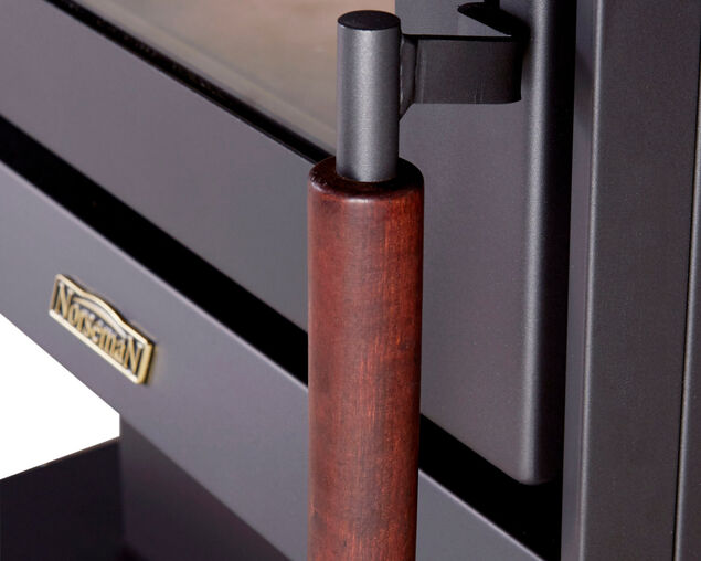 Norseman Legend MKII Freestanding Wood Heater - Metallic Black