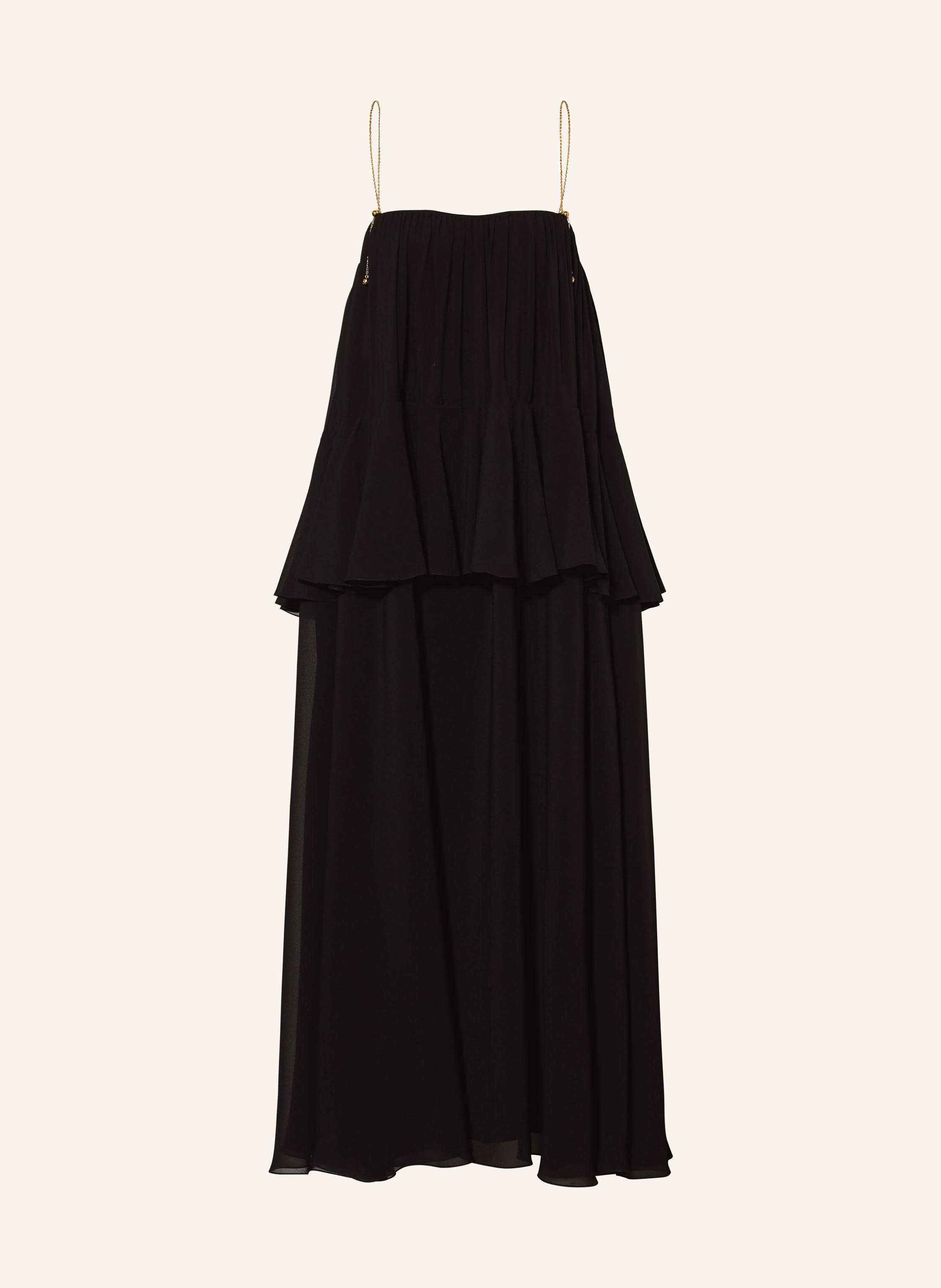 Chloé Seidenkleid mit Volants