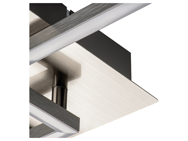 Lampa sufitowa KB Delid LED 62 cm 2-punktowa aluminiowa biała