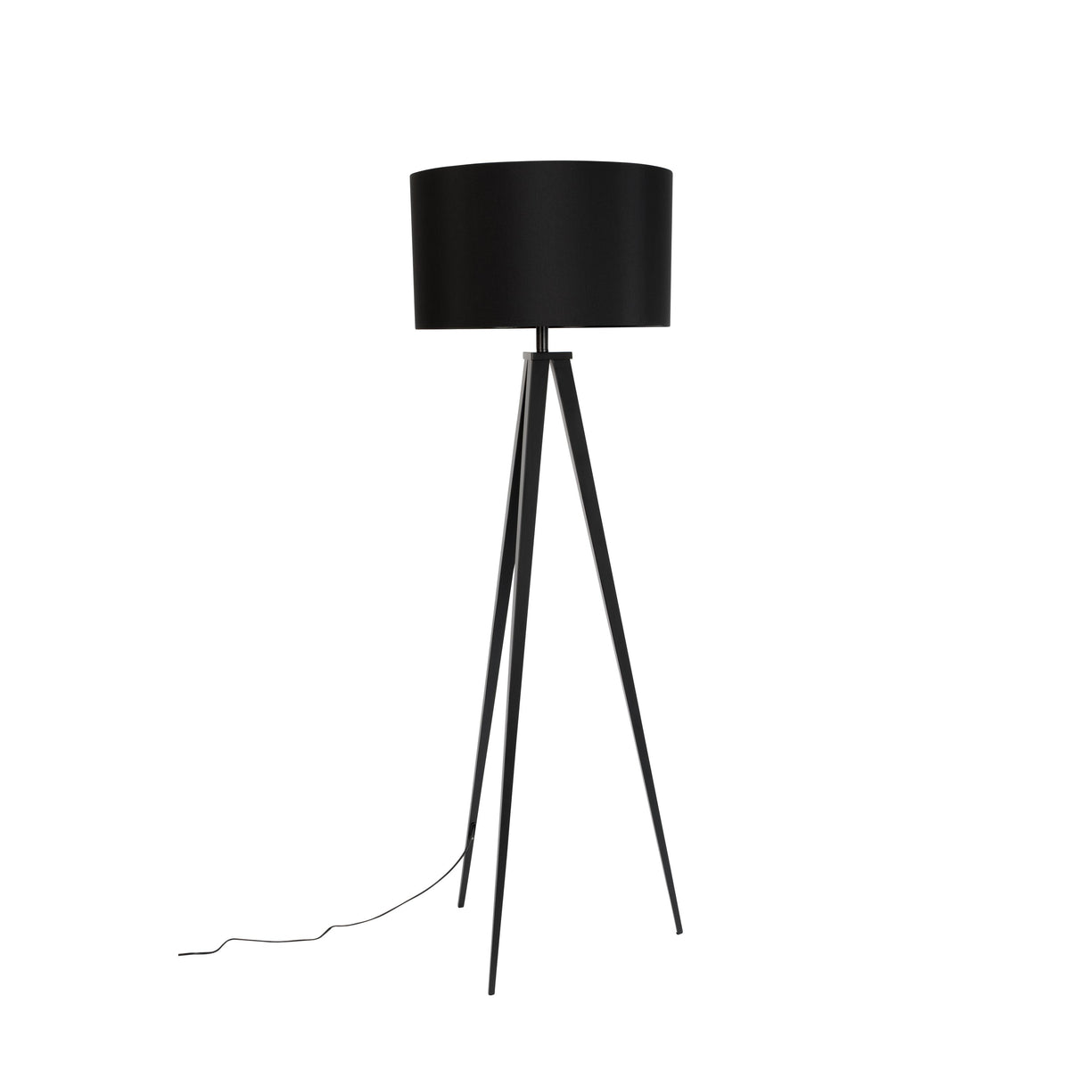 Zuiver Tripod Vloerlamp Met Driepoot Zwart