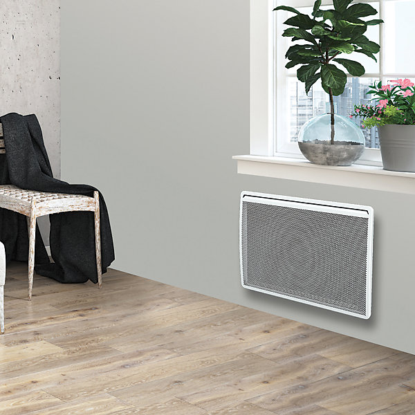 Panneau rayonnant Kiruna 1500W horizontal blanc