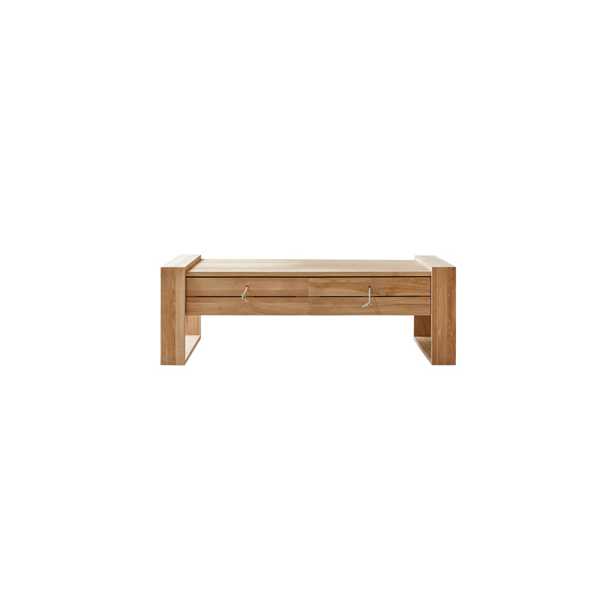Tikamoon Minimalys - Massief teakhouten salontafel - Naturel