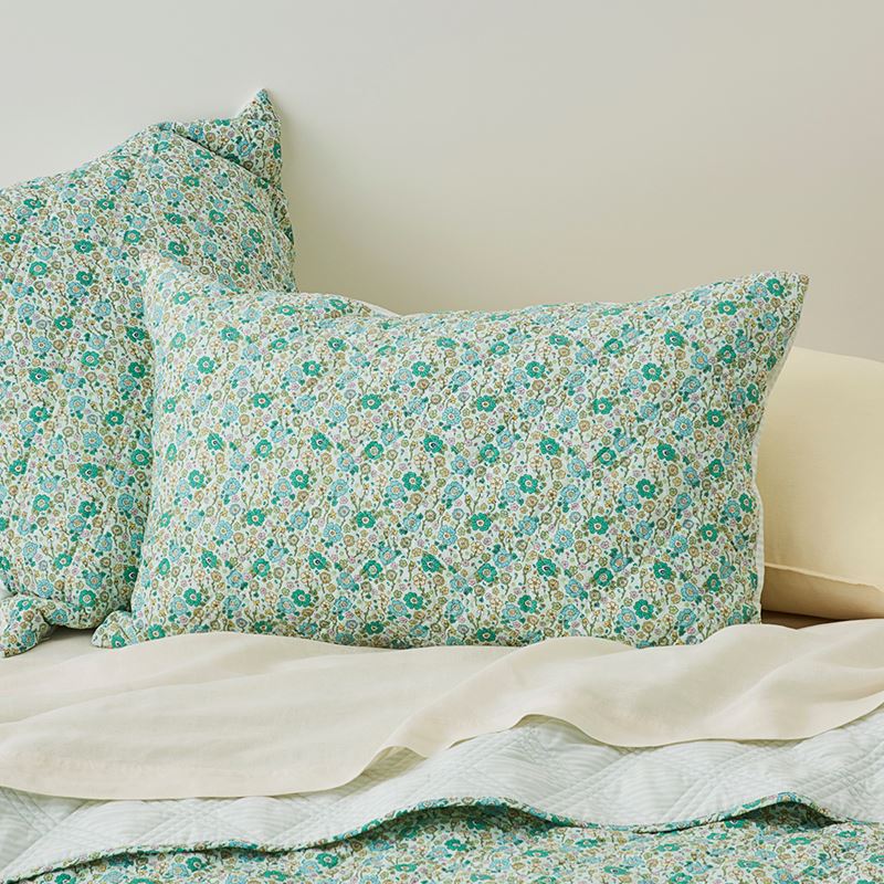 Ida Floral Printed Quilted Coverlet Separates