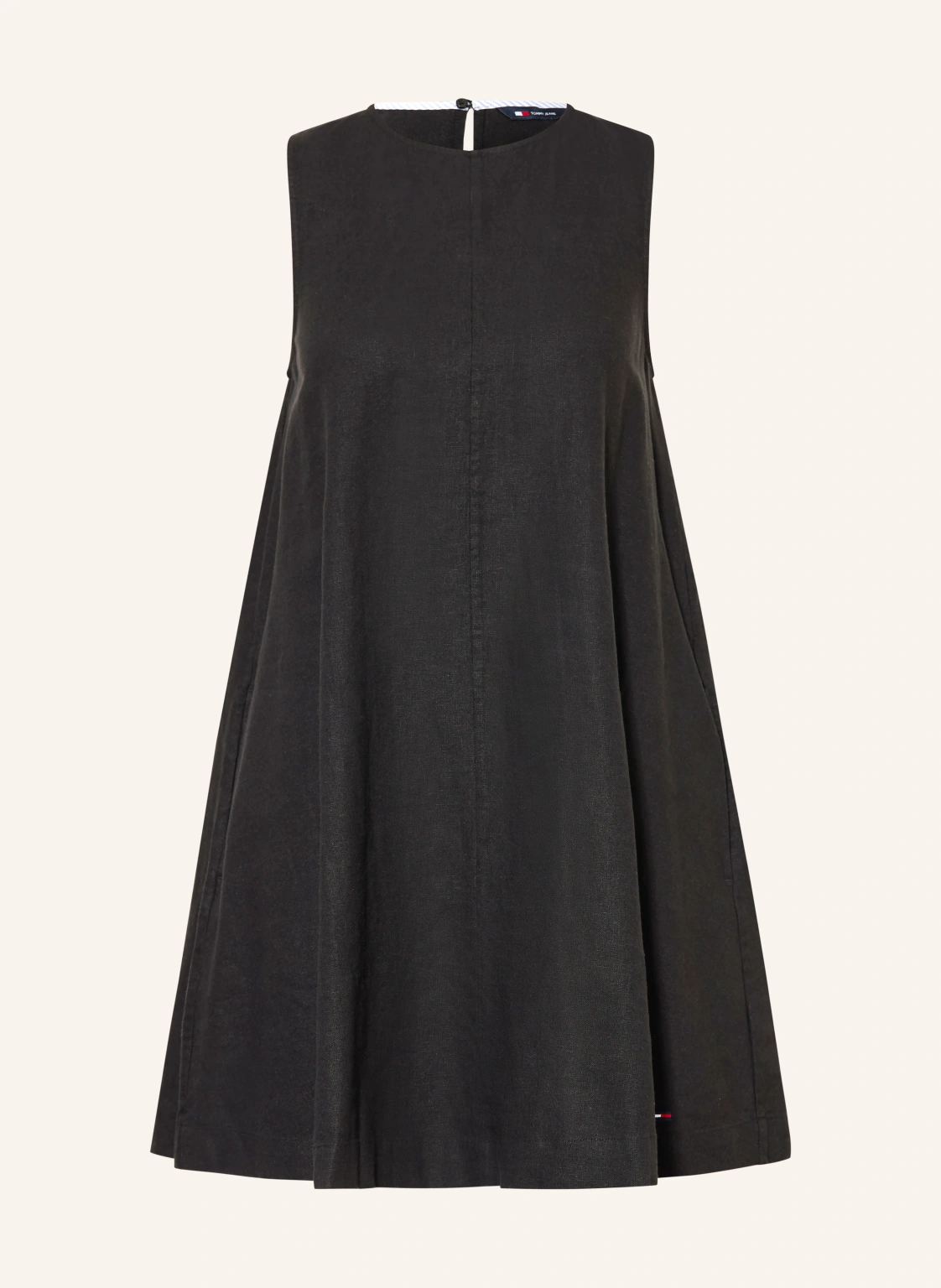 TOMMY JEANS Kleid mit Leinen