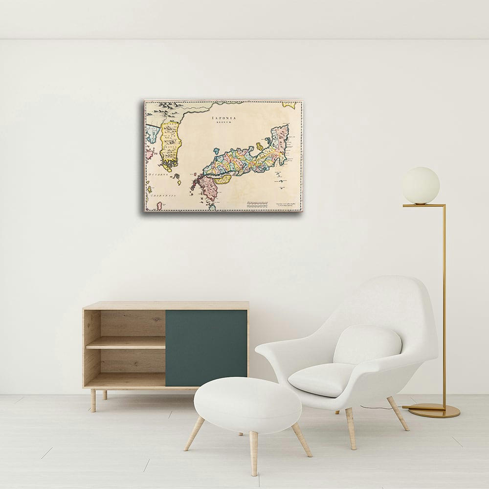 - Tableau - Cartographie - Ancienne Carte No. 3 80x100cm