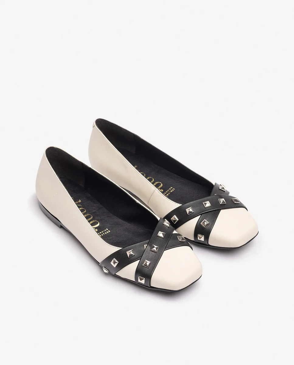 Zapato plano LENNA-103 blanco