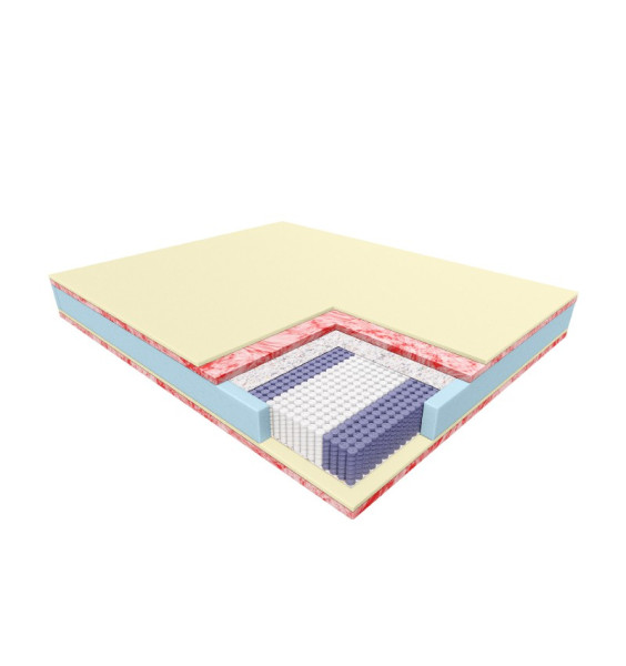 JANPOL JAN - materac kieszeniowy, sprężynowy 120x190 Biaxial