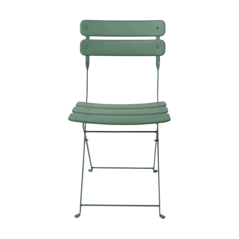 Inklapbare bistrostoel Kos - groen - 84x48x42 cm