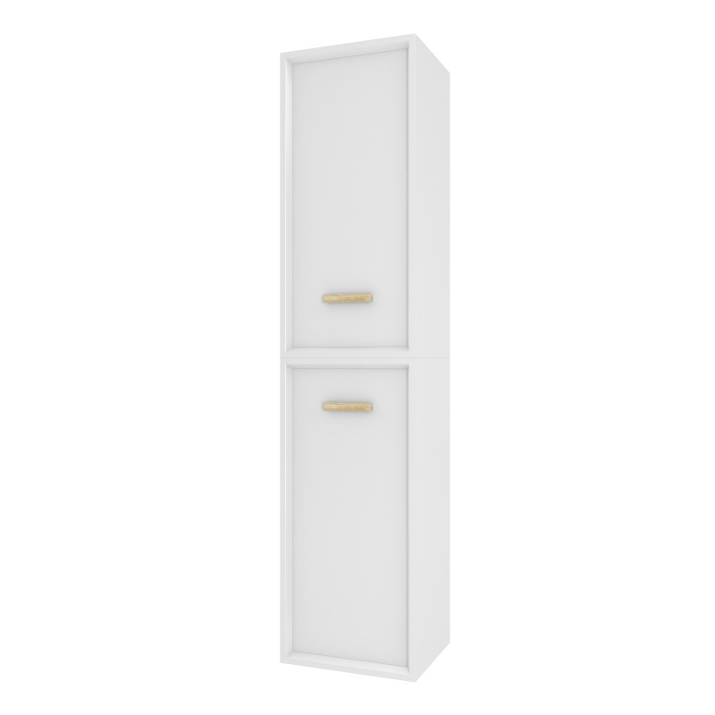 Colonne de salle de bain Fjord blanche 35 cm AURLANE