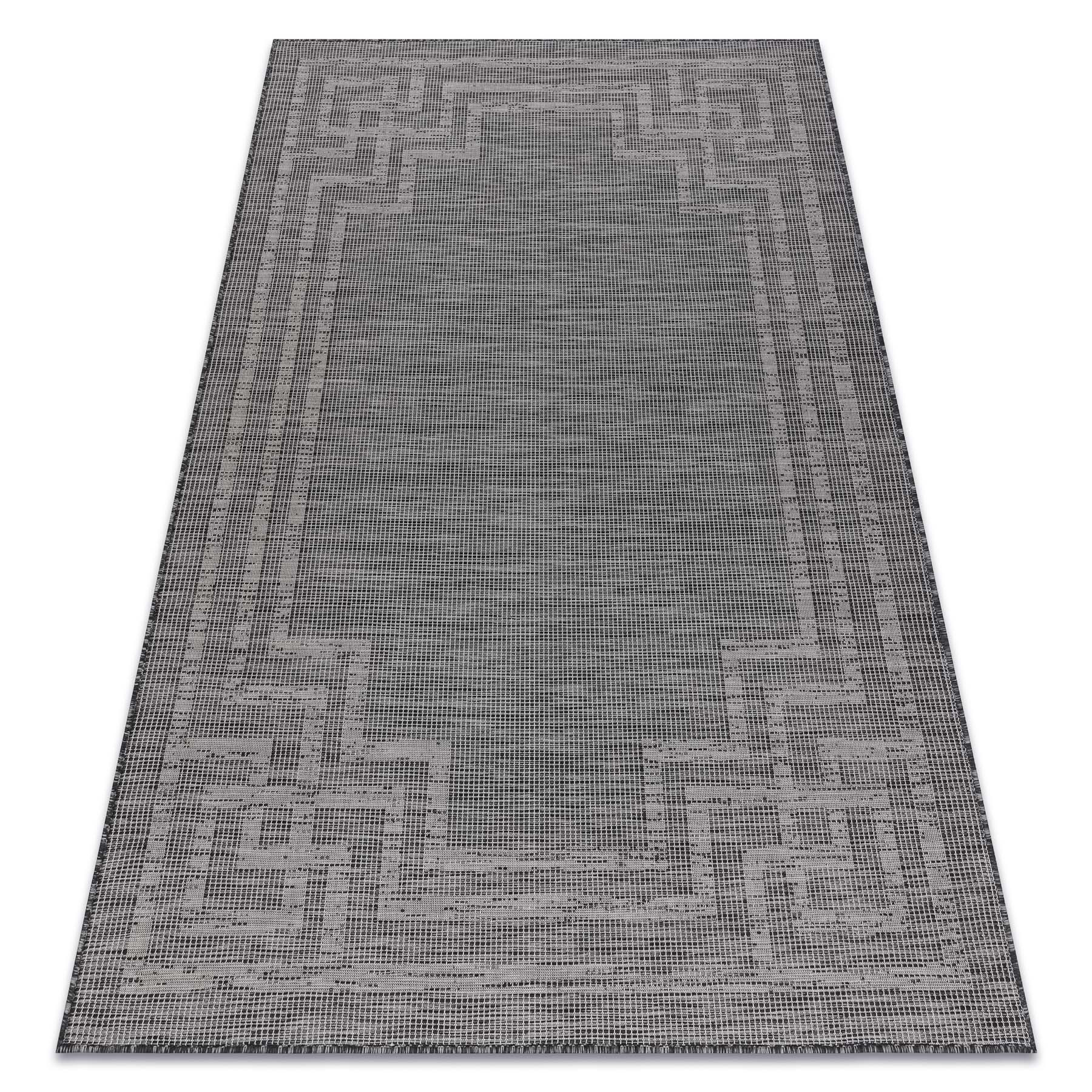 Dywan SZNURKOWY SIZAL płaskotkany PATIO 3071 Grecki ramka - 78x150 cm