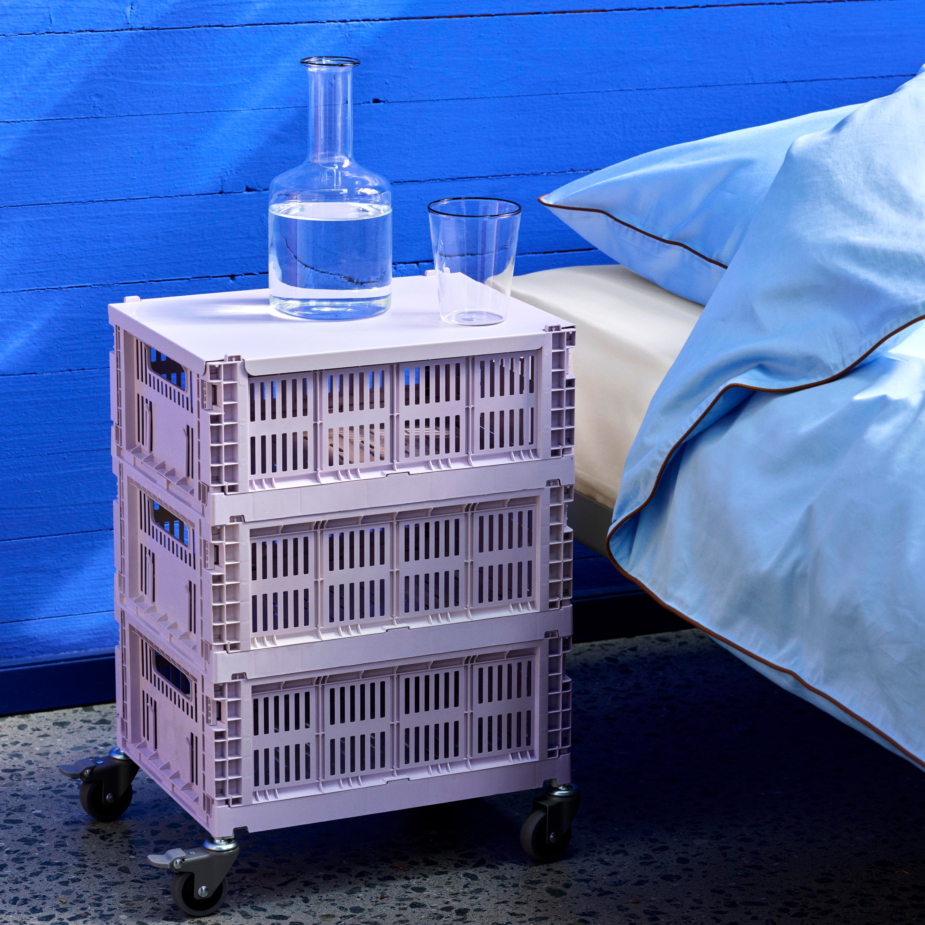 HAY Colour Crates Krat Deksel M - Rechthoekig - Lavendel