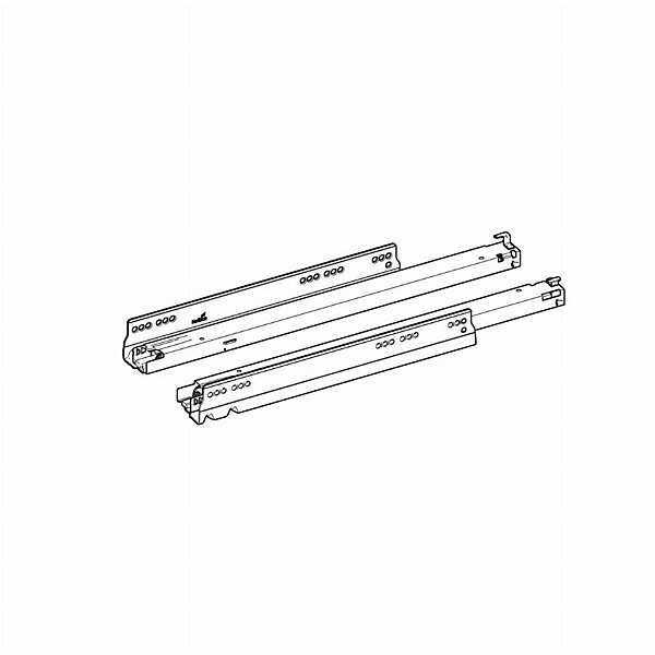 Coulisse Actro YOU L 450 mm 40 kg Hettich Silent System set - 9257006