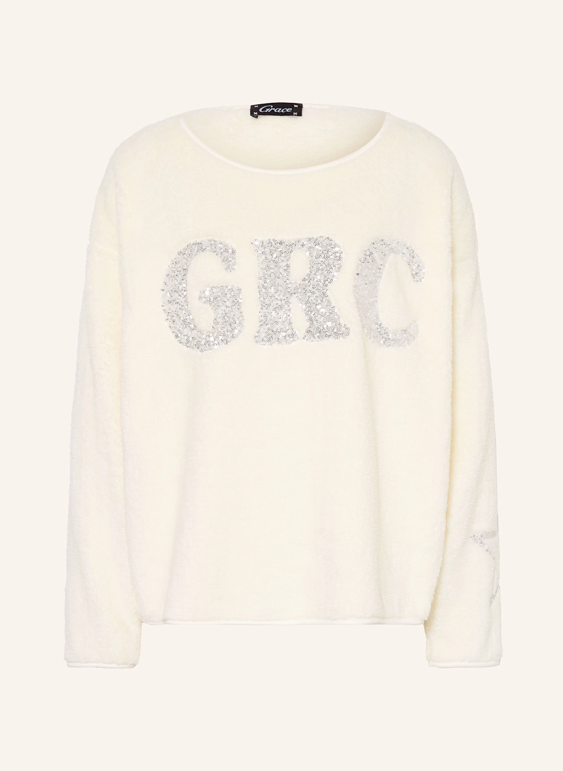 Grace Fleecepullover mit Pailletten