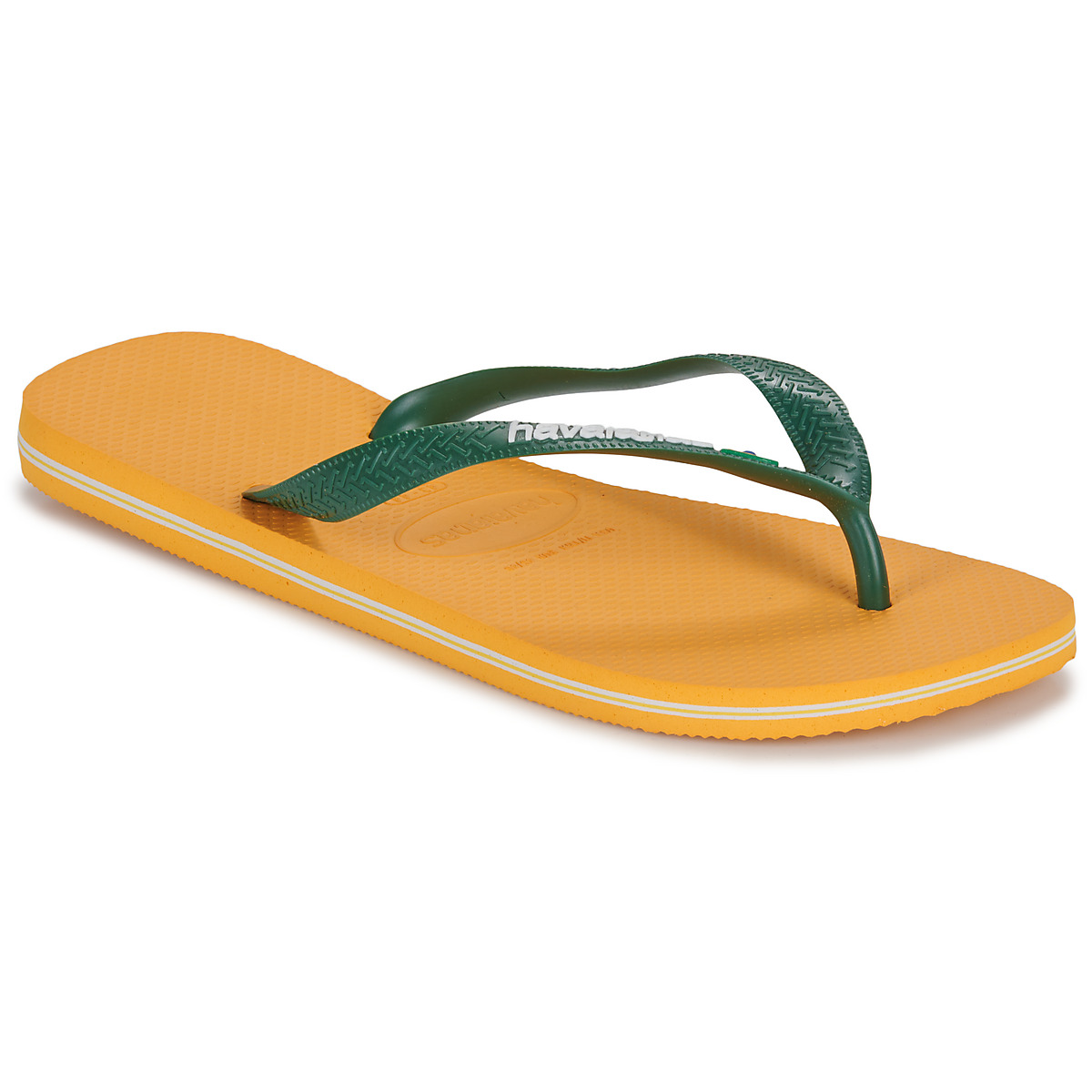 Havaianas - BRASIL LOGO - Yellow / Green