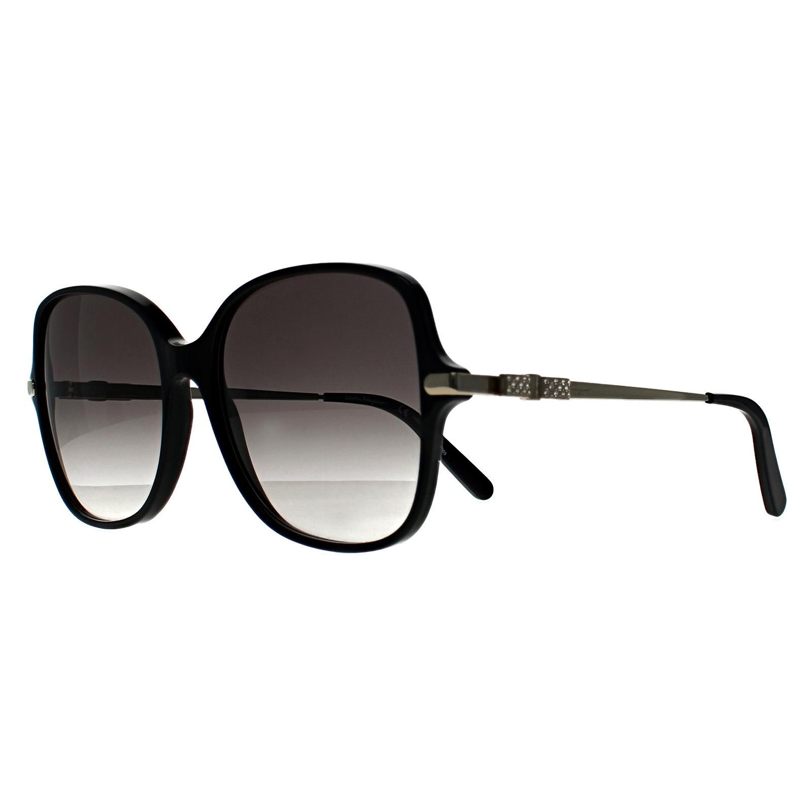 Salvatore Ferragamo Square Black Grey Gradient SF990SR