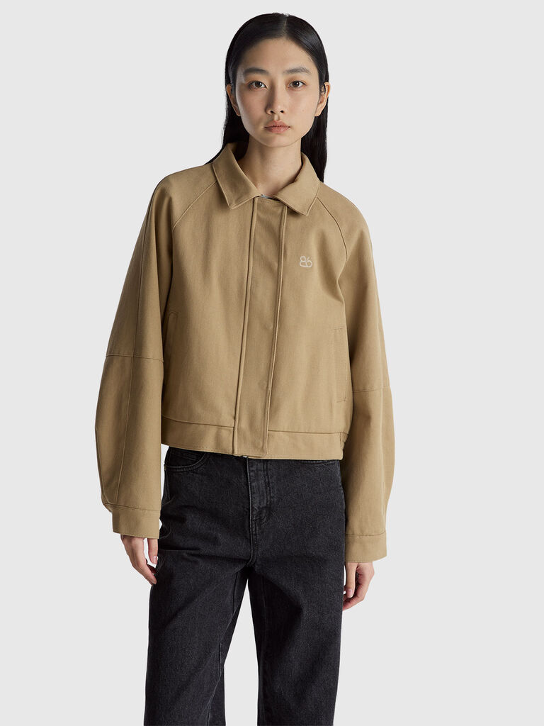 Short cotton jacket