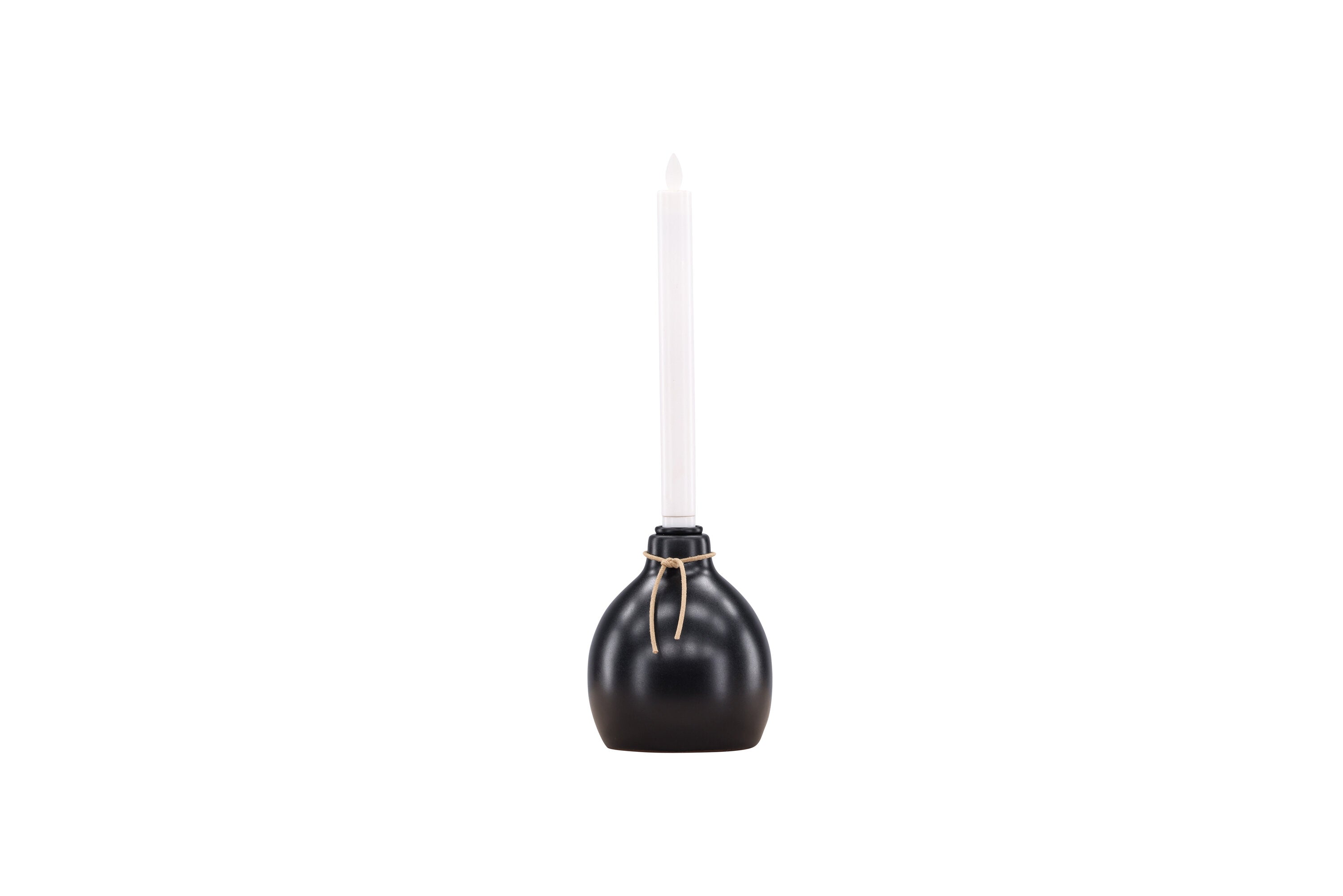 Rebellenclub Kaarsenstandaard Choso - zwart - Ø 12 cm