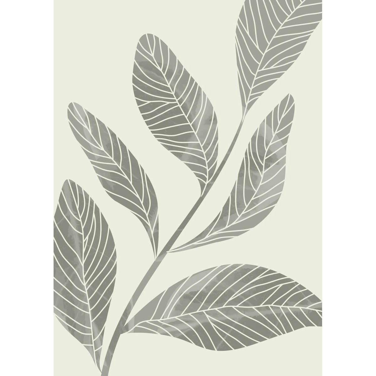 ILLUSTRATION - Tableau sur toile fleur vintage 30x45 cm