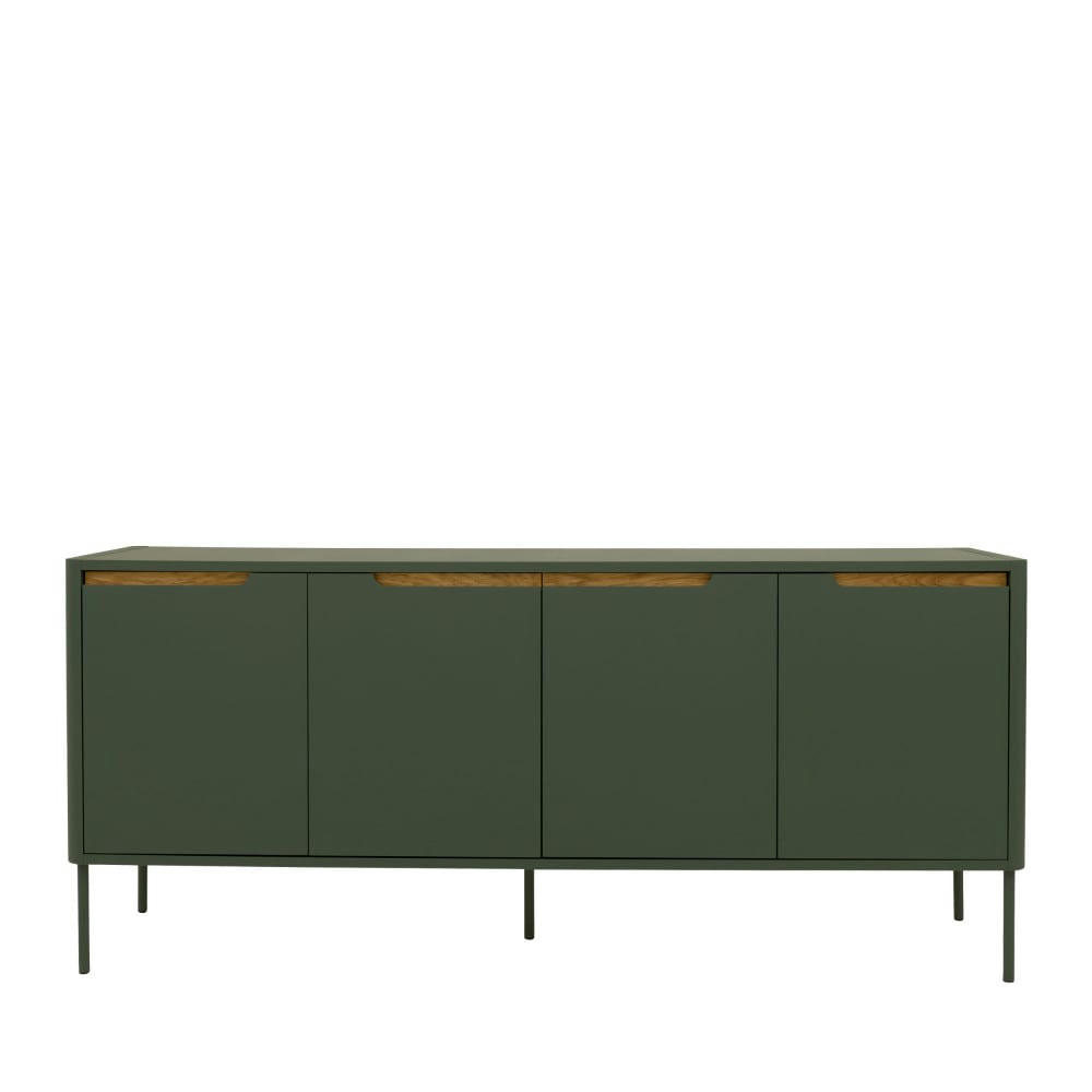 SWITCH - Buffet en bois 4 portes L173cm vert forêt