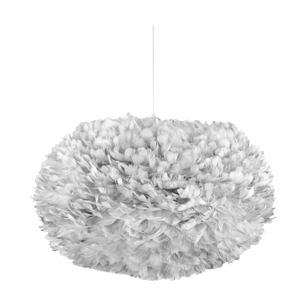 Umage Eos X-large hanglamp light grey - met koordset wit - Ø 75 cm